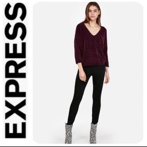 NWT Express Chunky Knit V-Neck Large Sweater